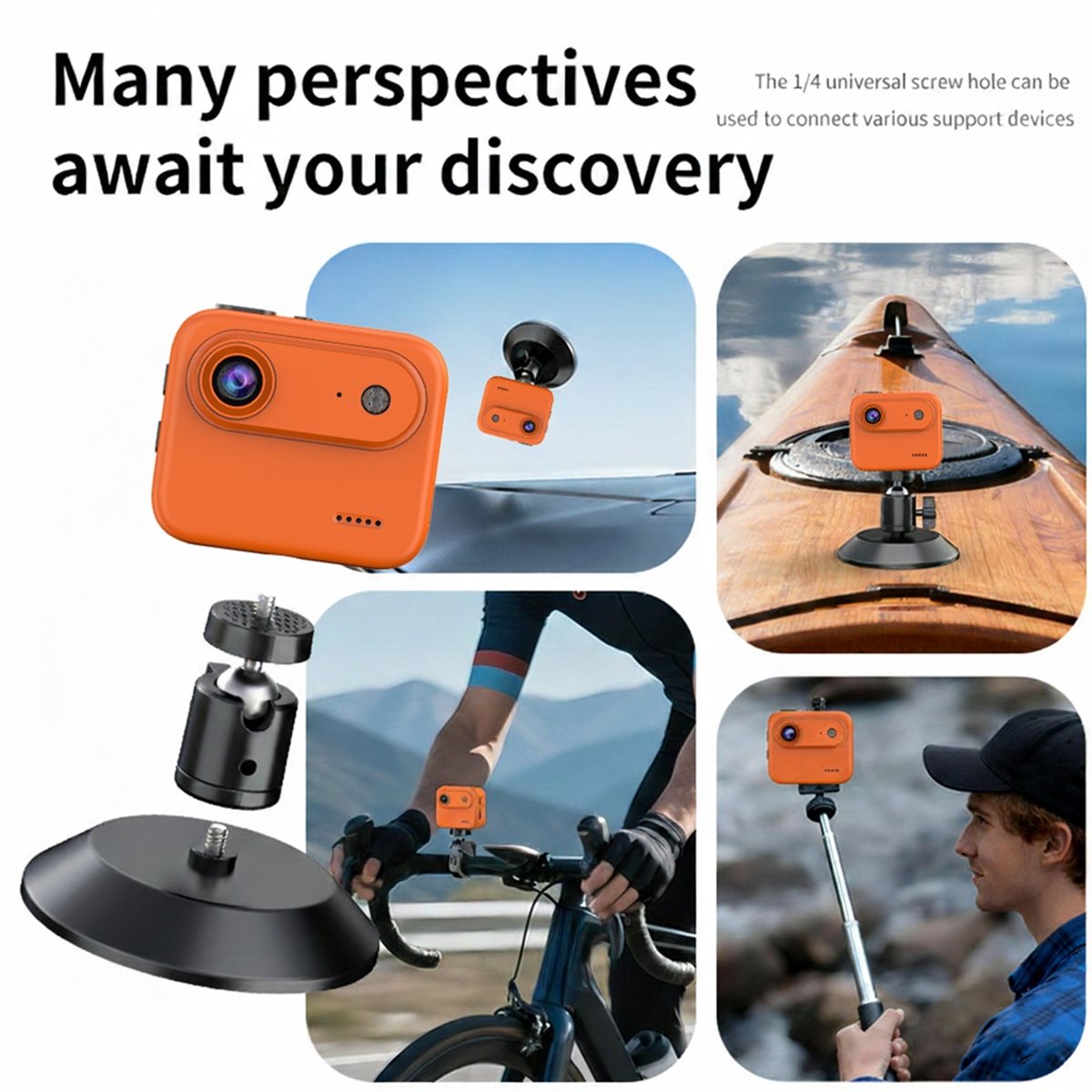 Action Camera 4K - N05R 4K Action Camera 2.0inch HD