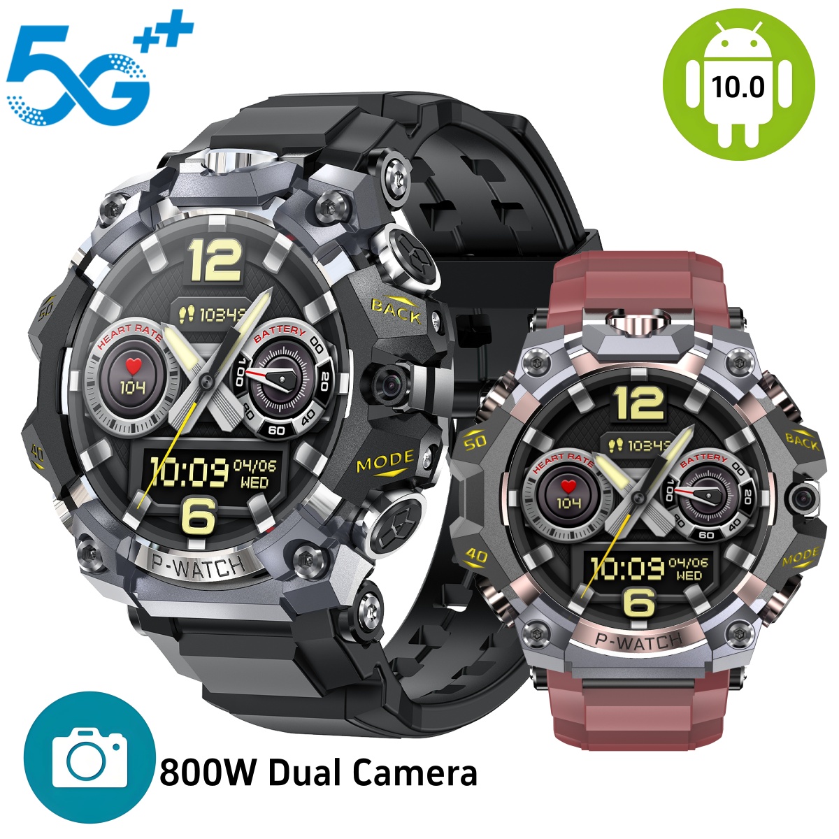 Electronics Quiz - Q668 Smartwatch Android 10.0 1.95inch Amoled
