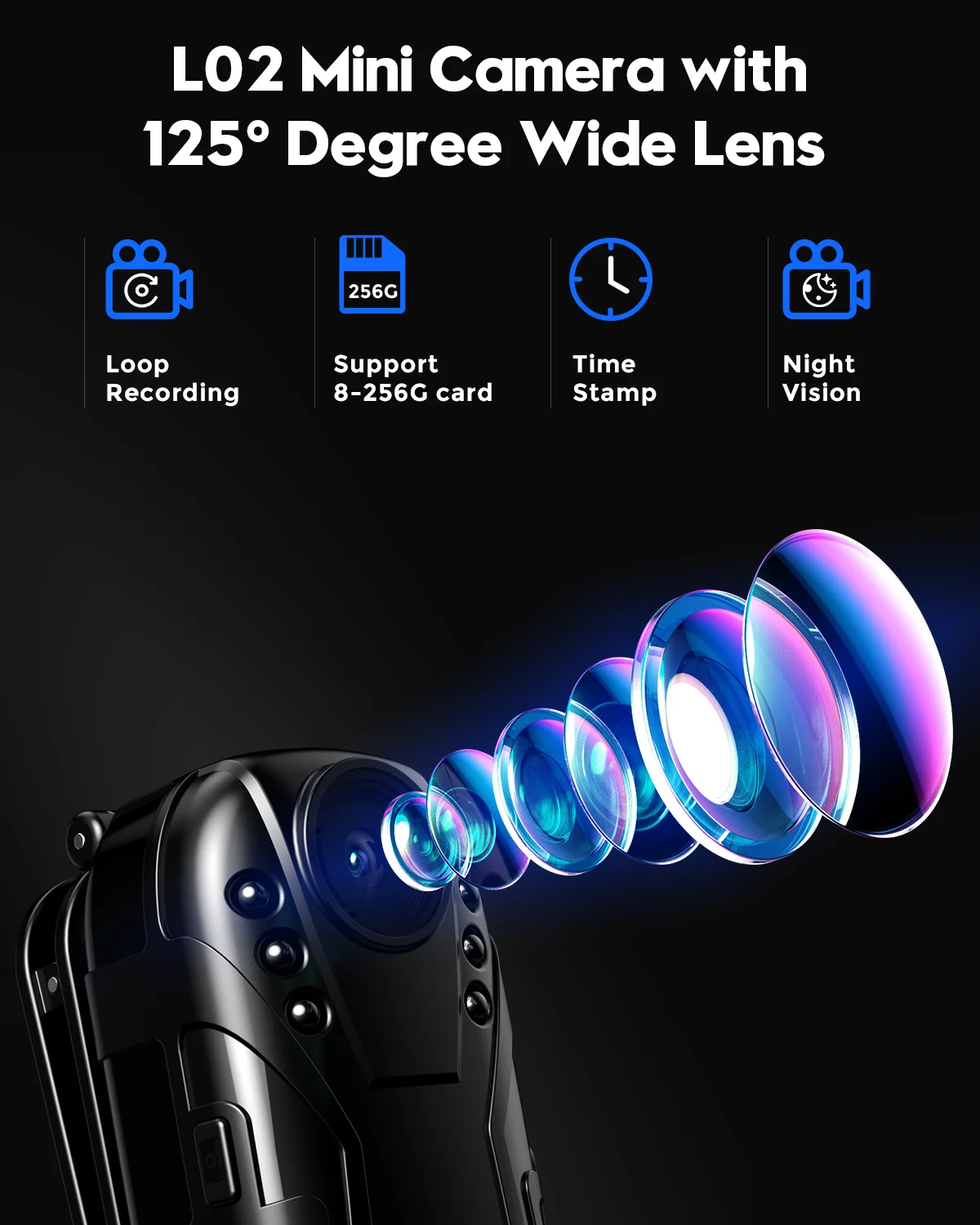 Boblov L02 1080P Infrared nigh - Compact Camera Mirrorless ulasan dan harga