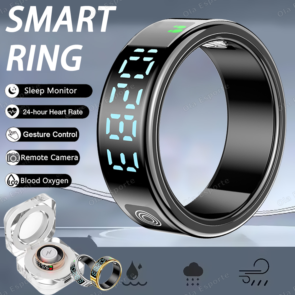 SR08 Smart Ring with Charging  - Smart Ring Health ulasan dan harga