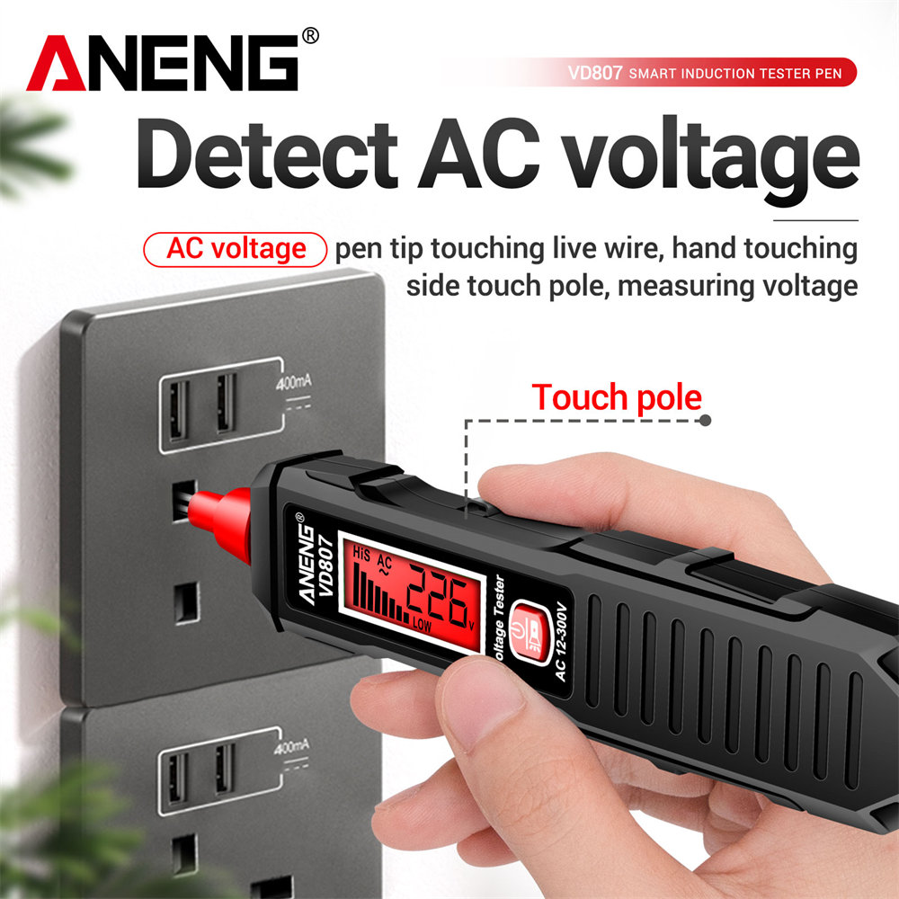 ANENG VD807 One-word Induction - Electronics Quiz ulasan dan harga