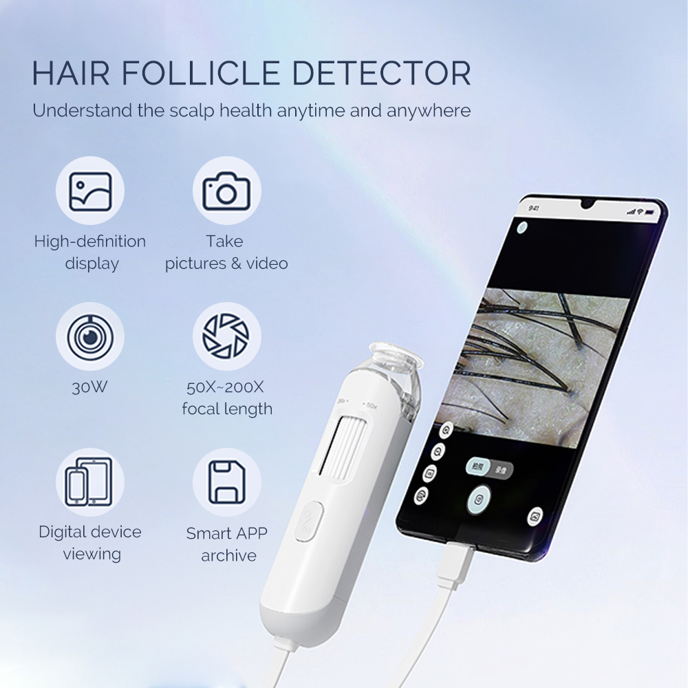 Visual Dermatoscope Scalp Dete - Electronics Quiz ulasan dan harga