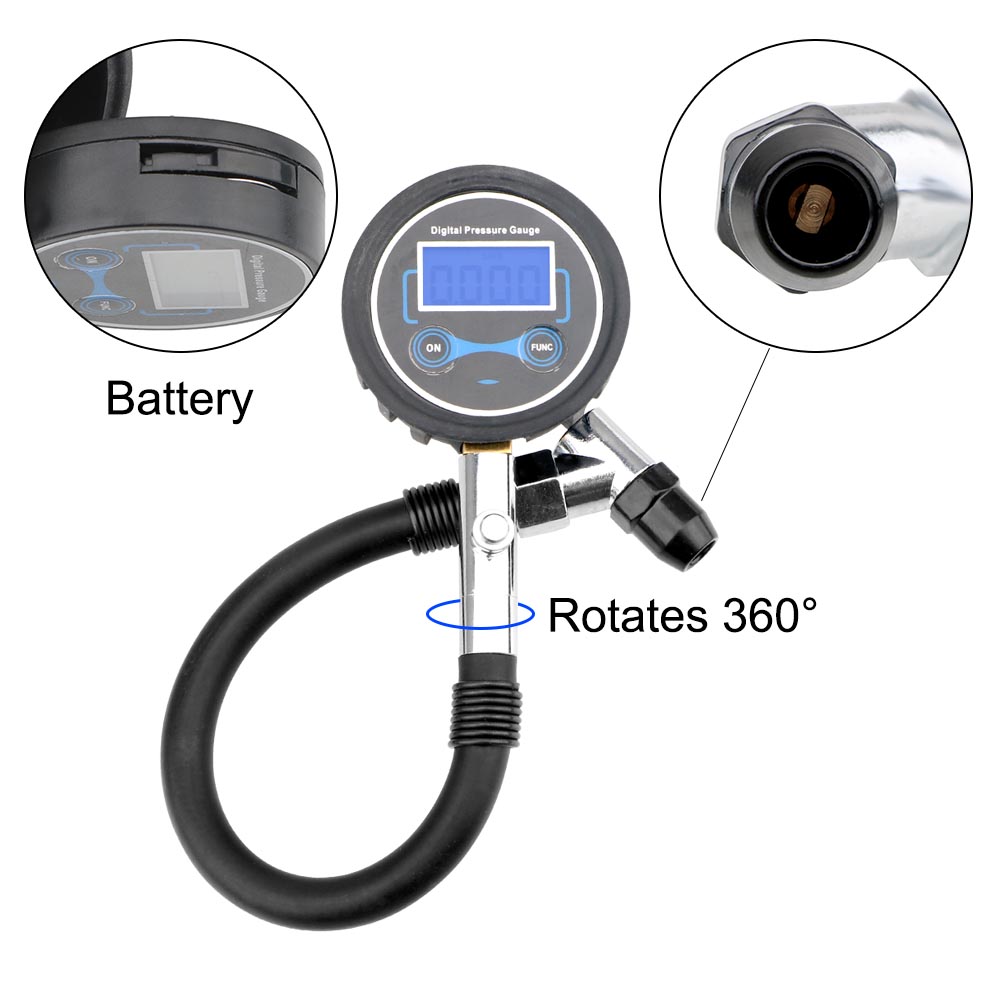 0-200Psi Tire Pressure Gauge M - Electronics Quiz ulasan dan harga