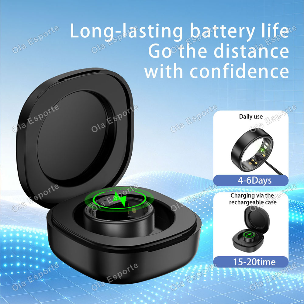 Smart Ring Men Women with Char - Smart Ring Health ulasan dan harga