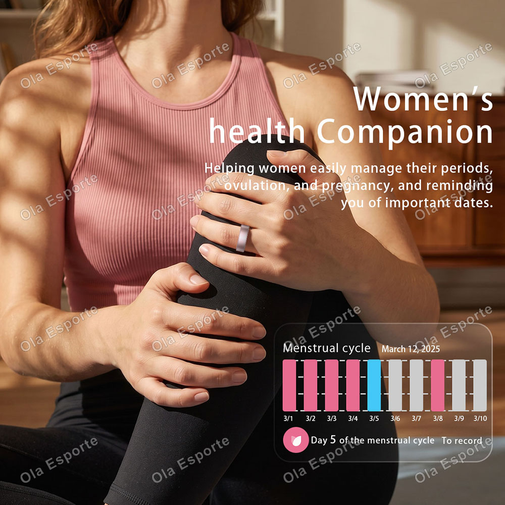 Smart Ring Men Women with Char - Smart Ring Health ulasan dan harga