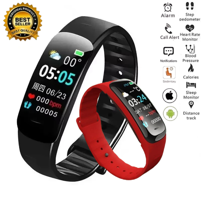 C1 Plus Smart Watch Fitness Tr - Electronics Gadgets For Men ulasan dan harga