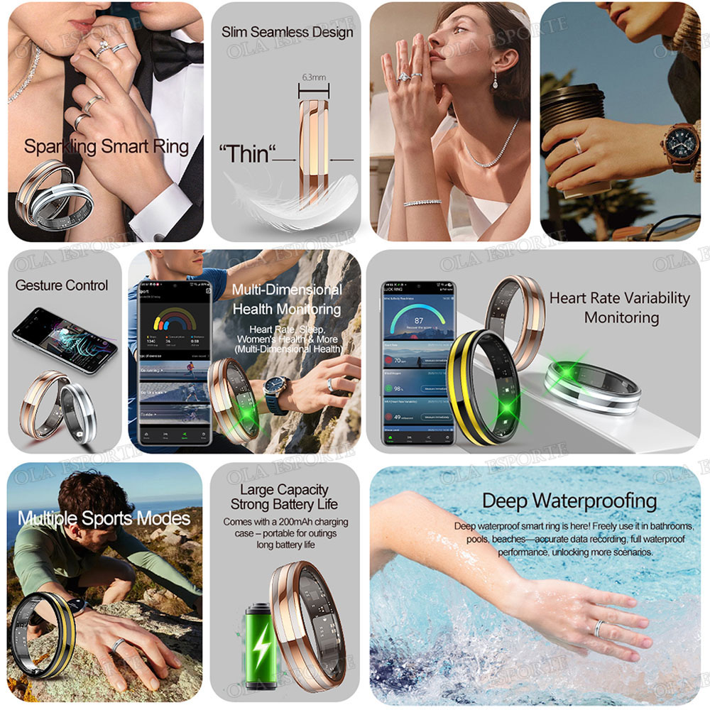 Gesture Sensing Smart Ring Out - Smart Ring Health ulasan dan harga