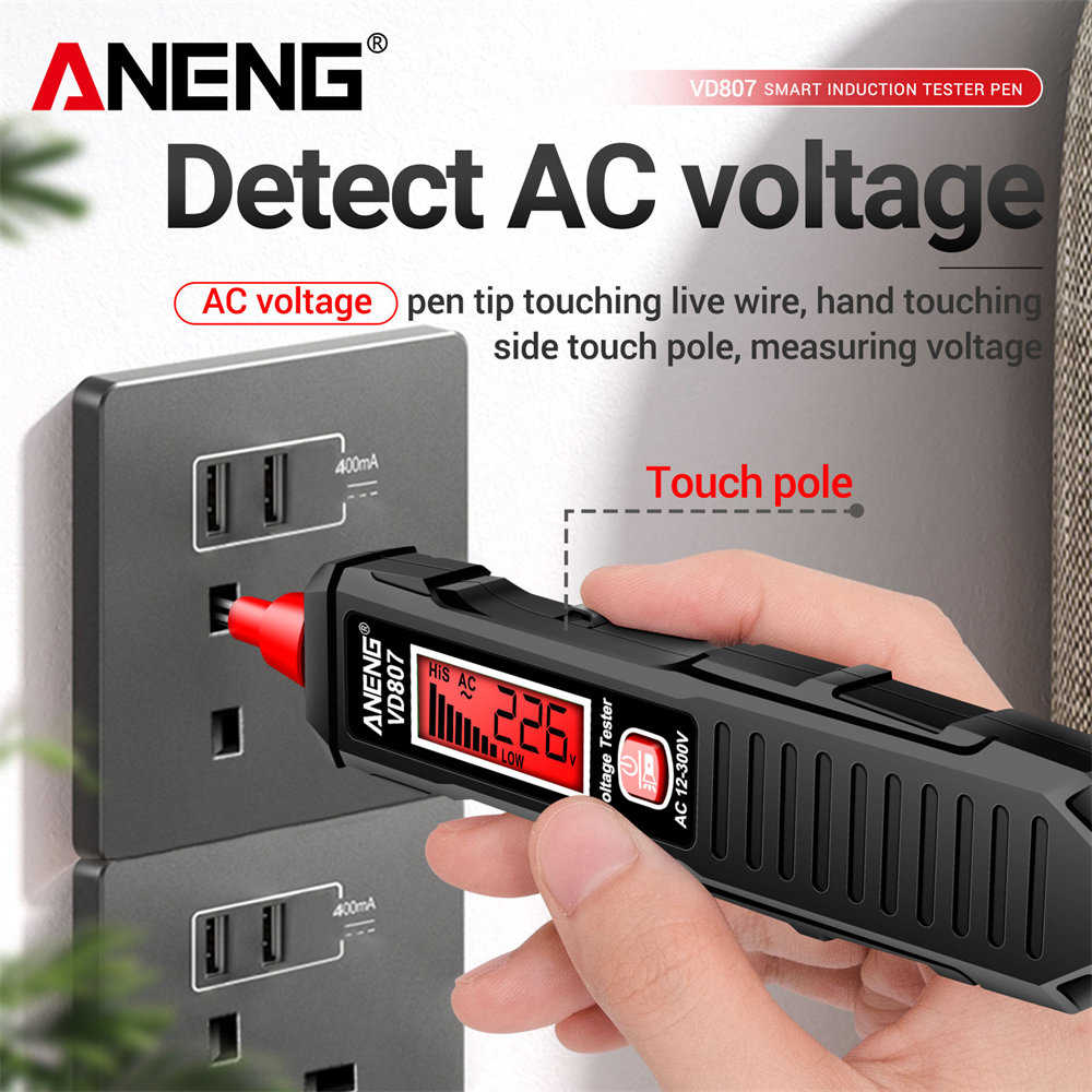 ANENG VD807 One-word Induction - Electronics Quiz ulasan dan harga