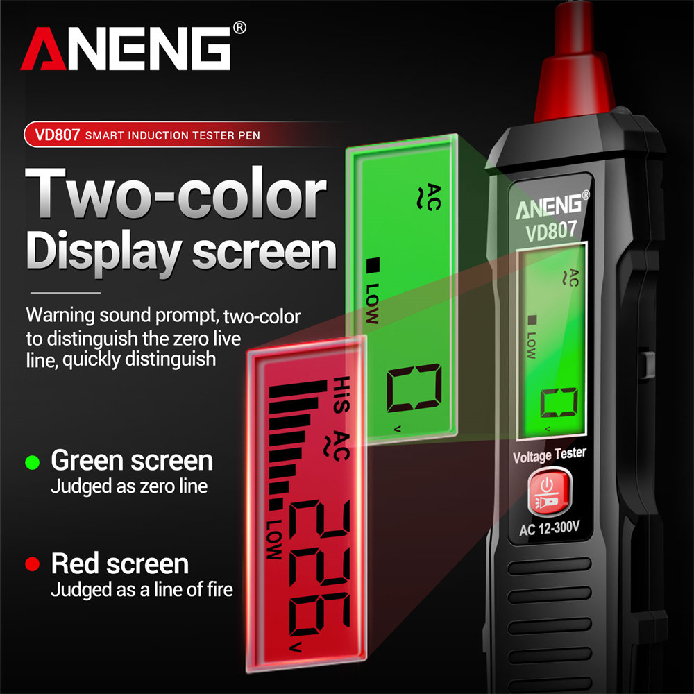 ANENG VD807 One-word Induction - Electronics Quiz ulasan dan harga