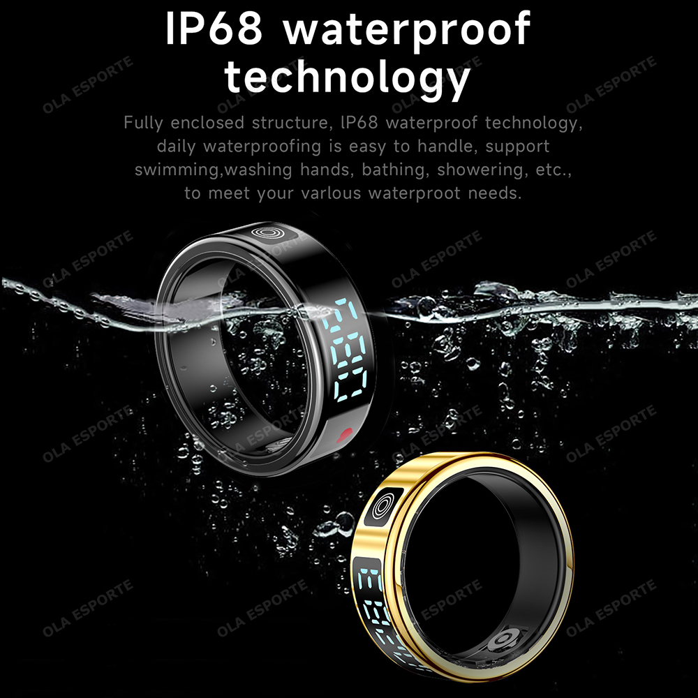 Smart Ring Digital Display Fit - Smart Ring Health ulasan dan harga