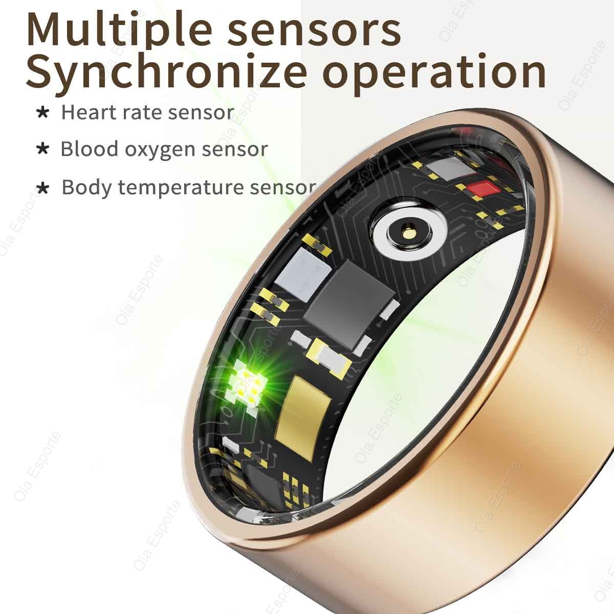 Titanium Alloy Smart Ring, Hea - Smart Ring Health ulasan dan harga